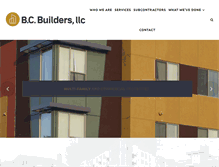 Tablet Screenshot of bc-builders.com